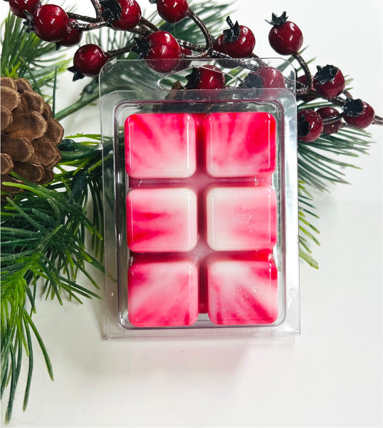 Perfect Holiday fragrance, Cranberry Snow & Christmas Holly, Cinnamon, Fir, Orange. Back View