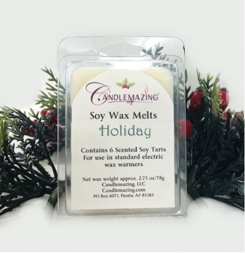 Holiday Scented Soy wax melts, traditional Holiday fragrance