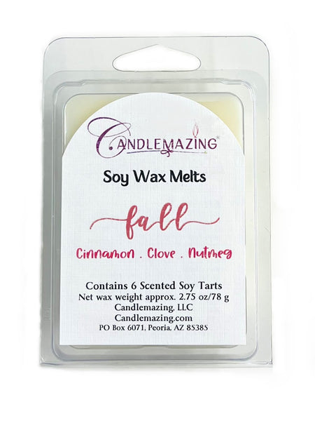 Fall Scented soy wax melts, 1 pack of 6 cubes
