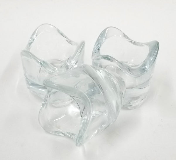 Candlemazing Contemporary Glass Holder and Soy Tealights